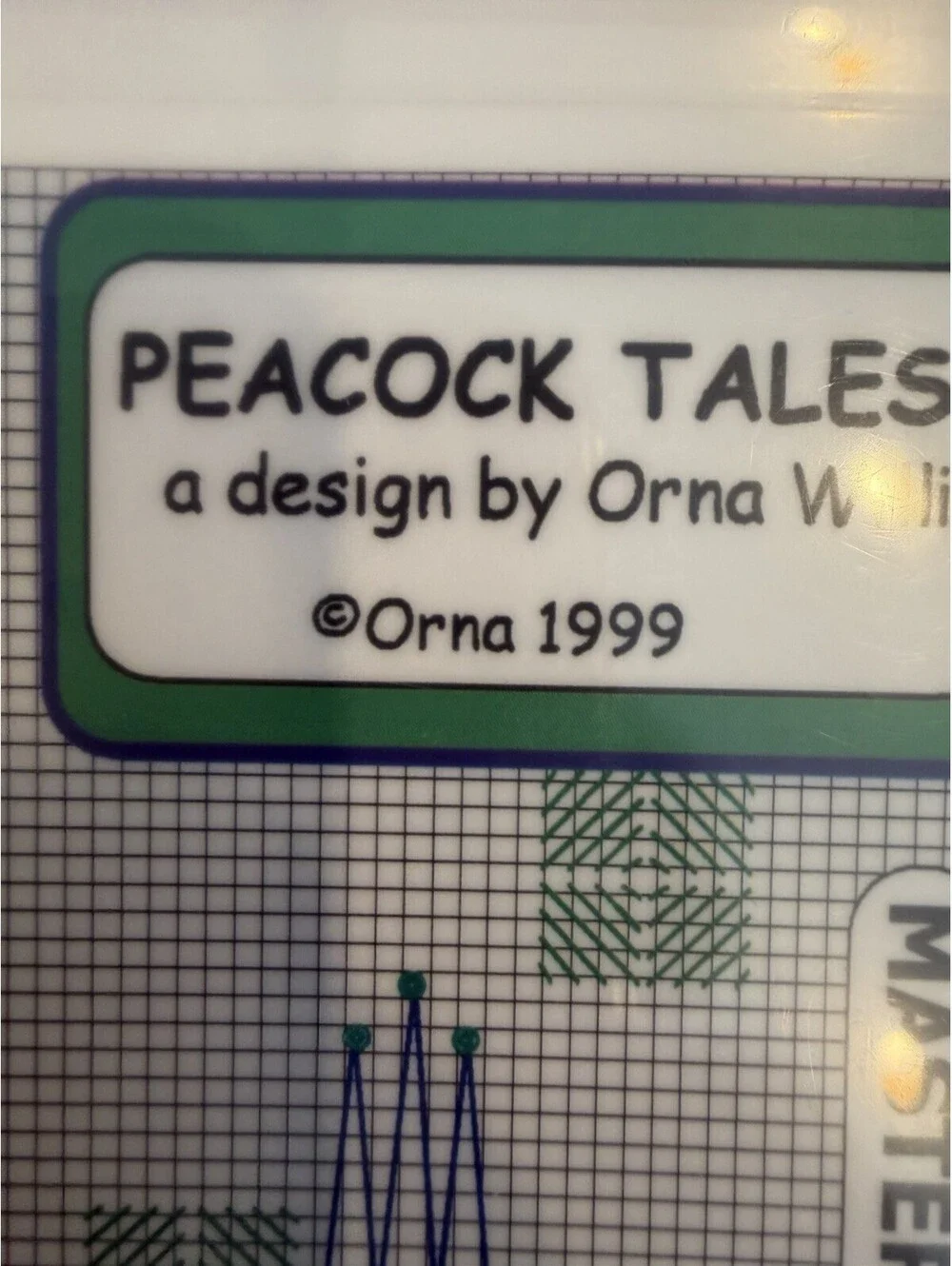 Orna Willis PEACOCK TALES Counted Canvas Needlepoint Project Patterns Book Etc